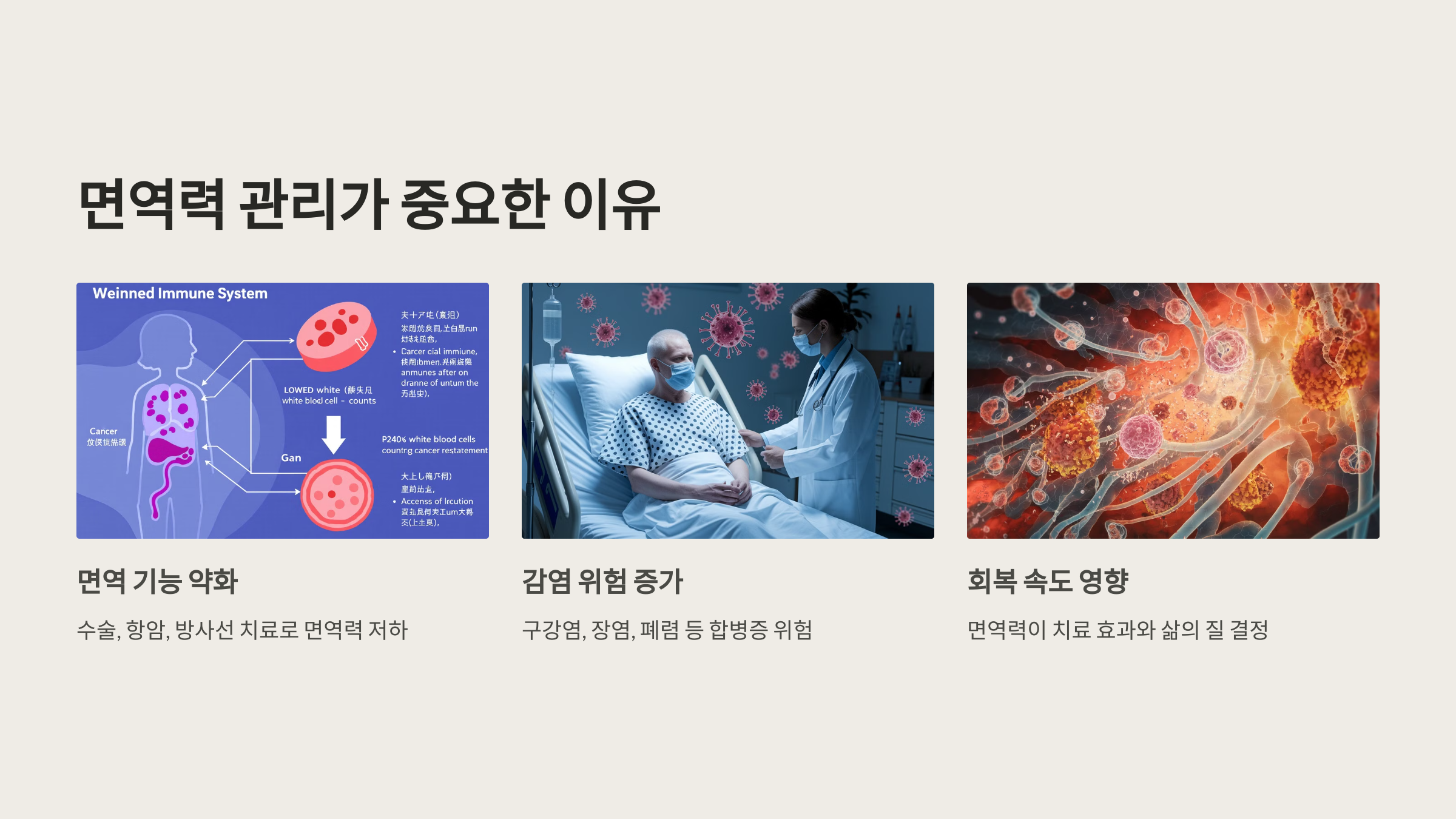 면역력 관리가 중요한 이유