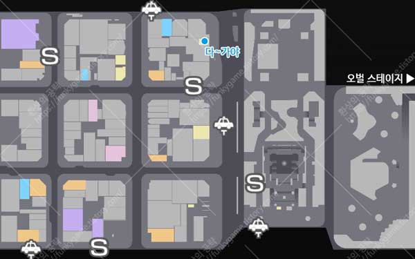 명산품점 킨에이쵸 지도 이미지