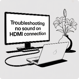 노트북 HDMI 연결 시 소리 안 나오는 이유와 해결법 이미지