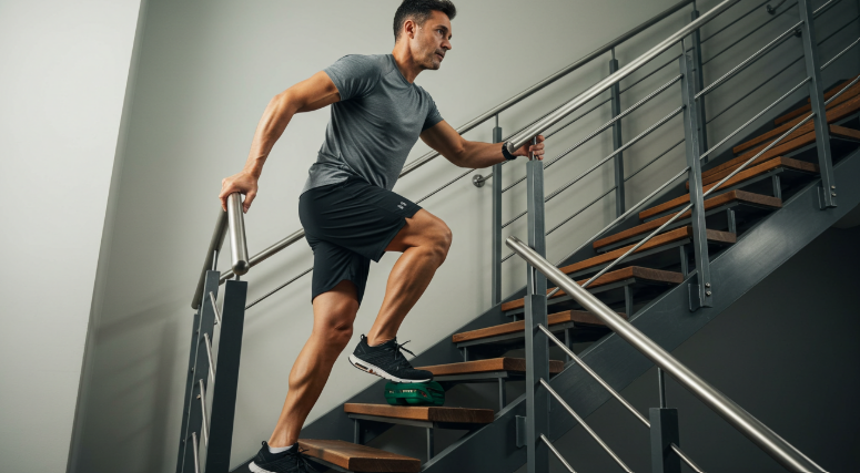 유이의 다이어트 뱃살 빼는 법 계단 오르기