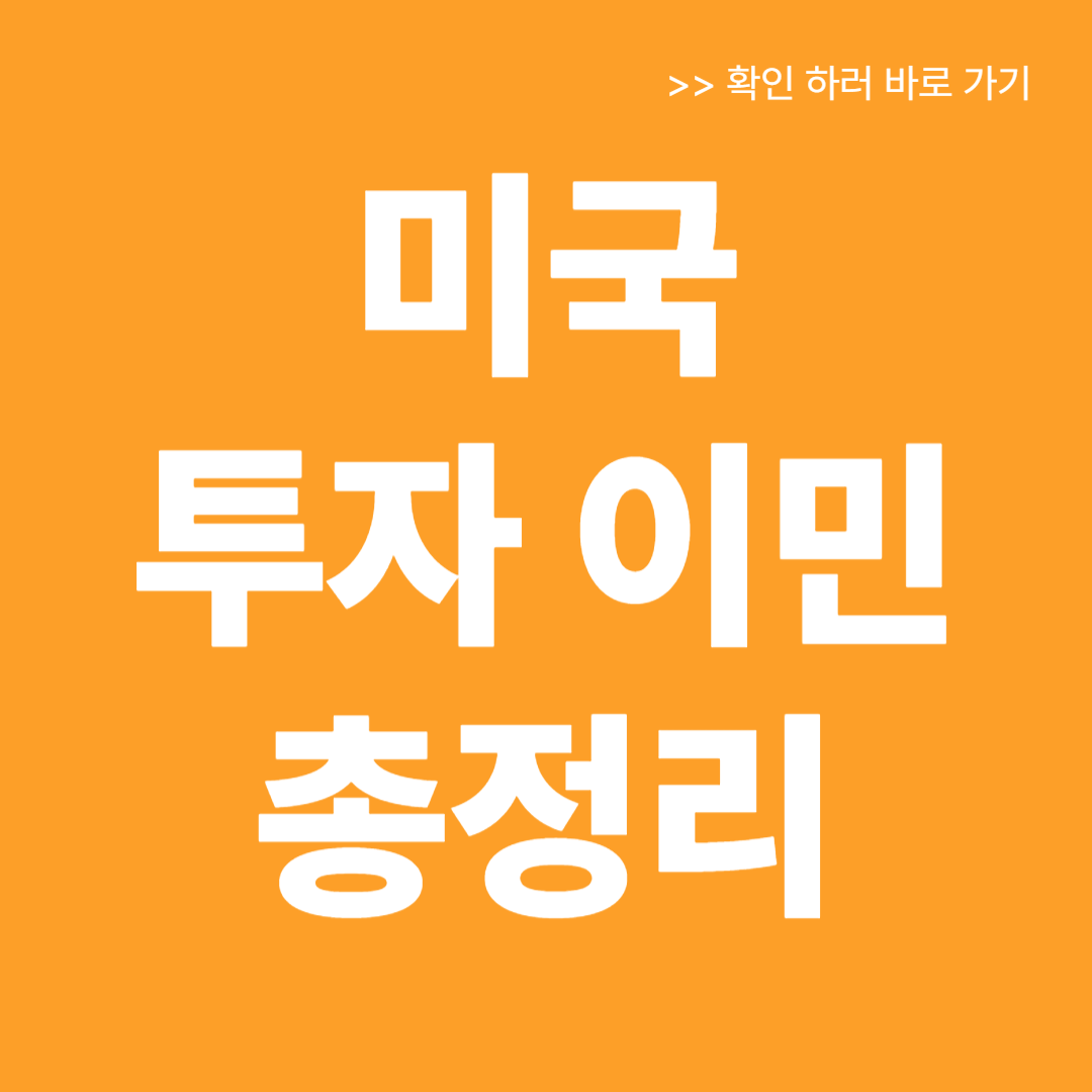 미국 투자 이민