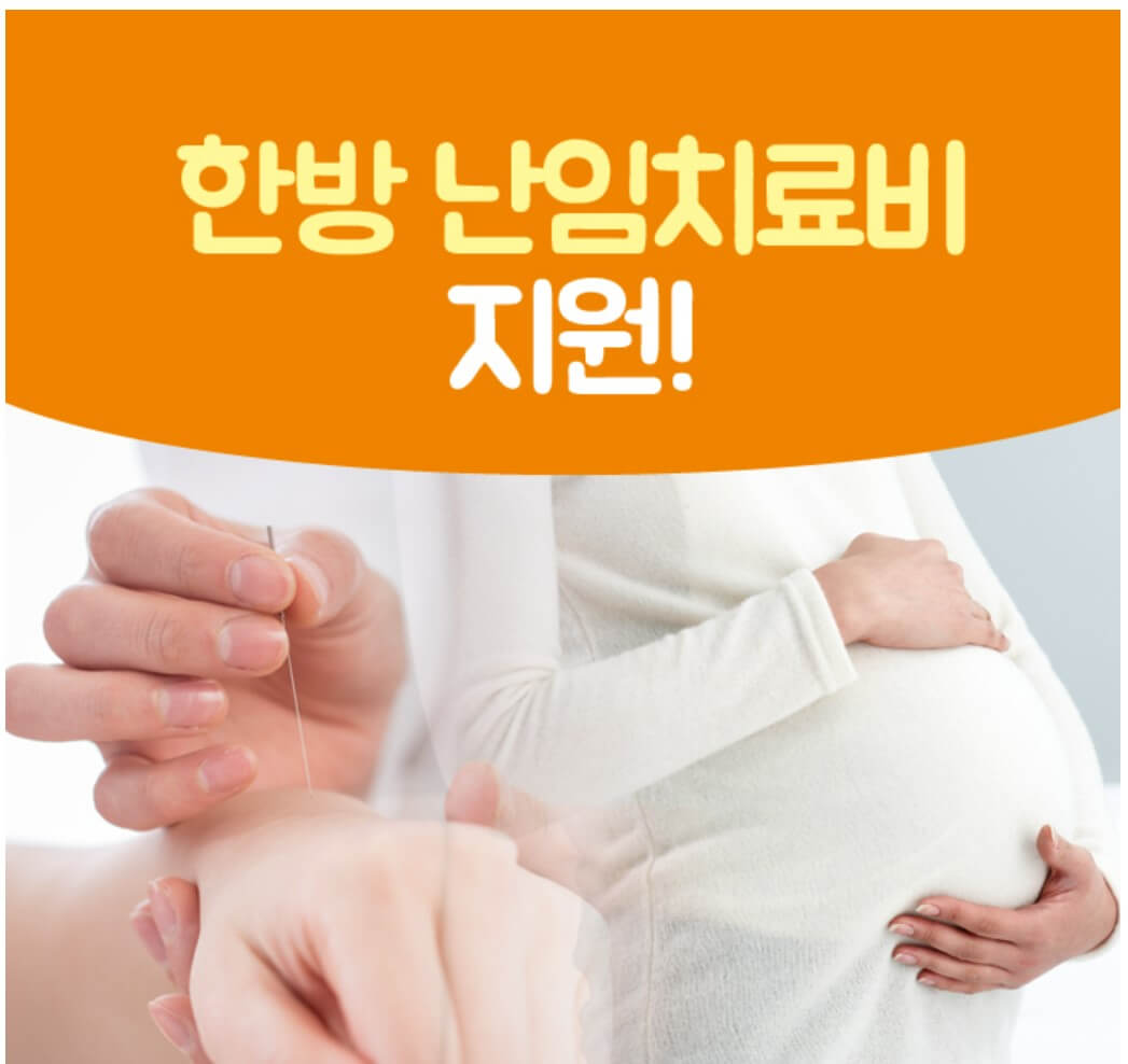 한방 난임 치료 지원