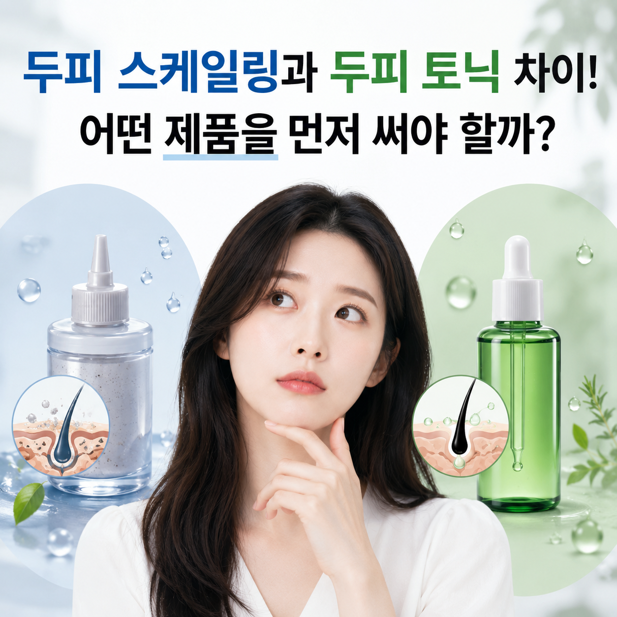 두피 스케일링과 두피 토닉 차이