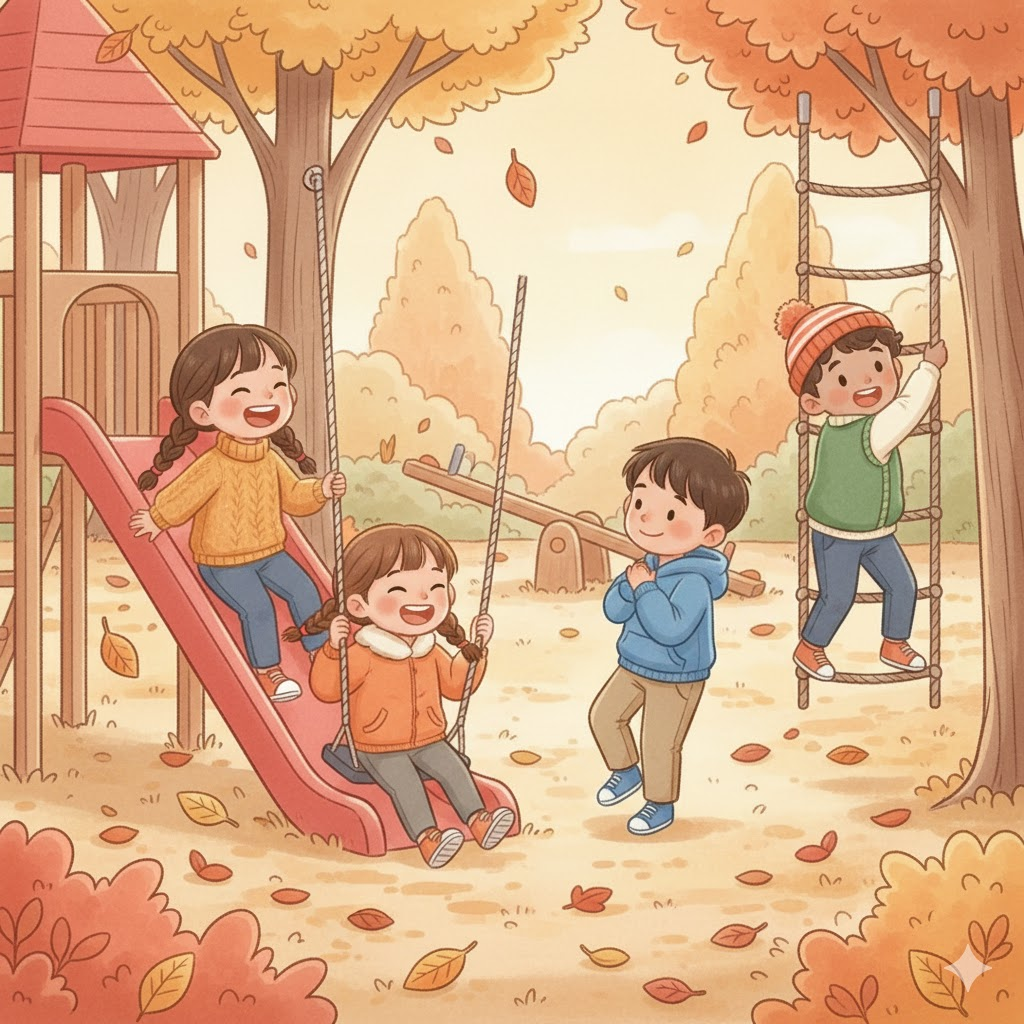 환절기, 아이들의 적절한 바깥놀이 시간은?