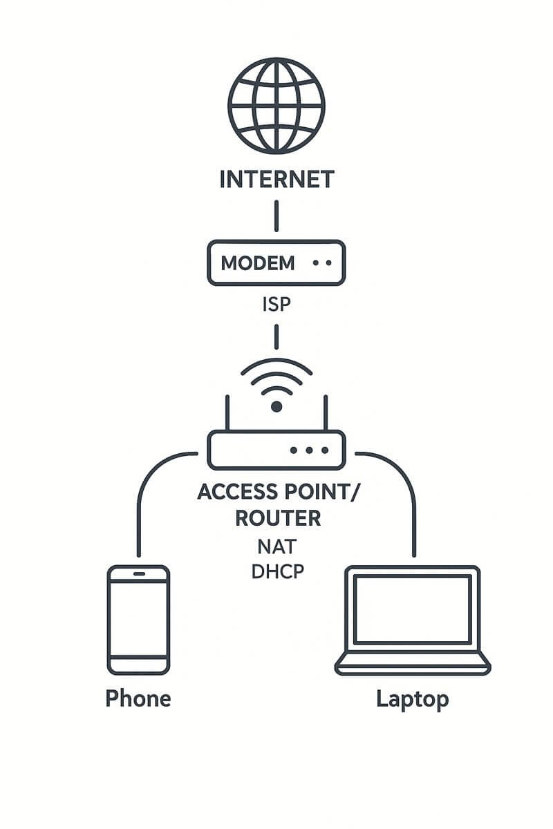 와이파이(Wi-Fi)의 동작 원리: 무선으로 인터넷을 주고받는 기술 구조