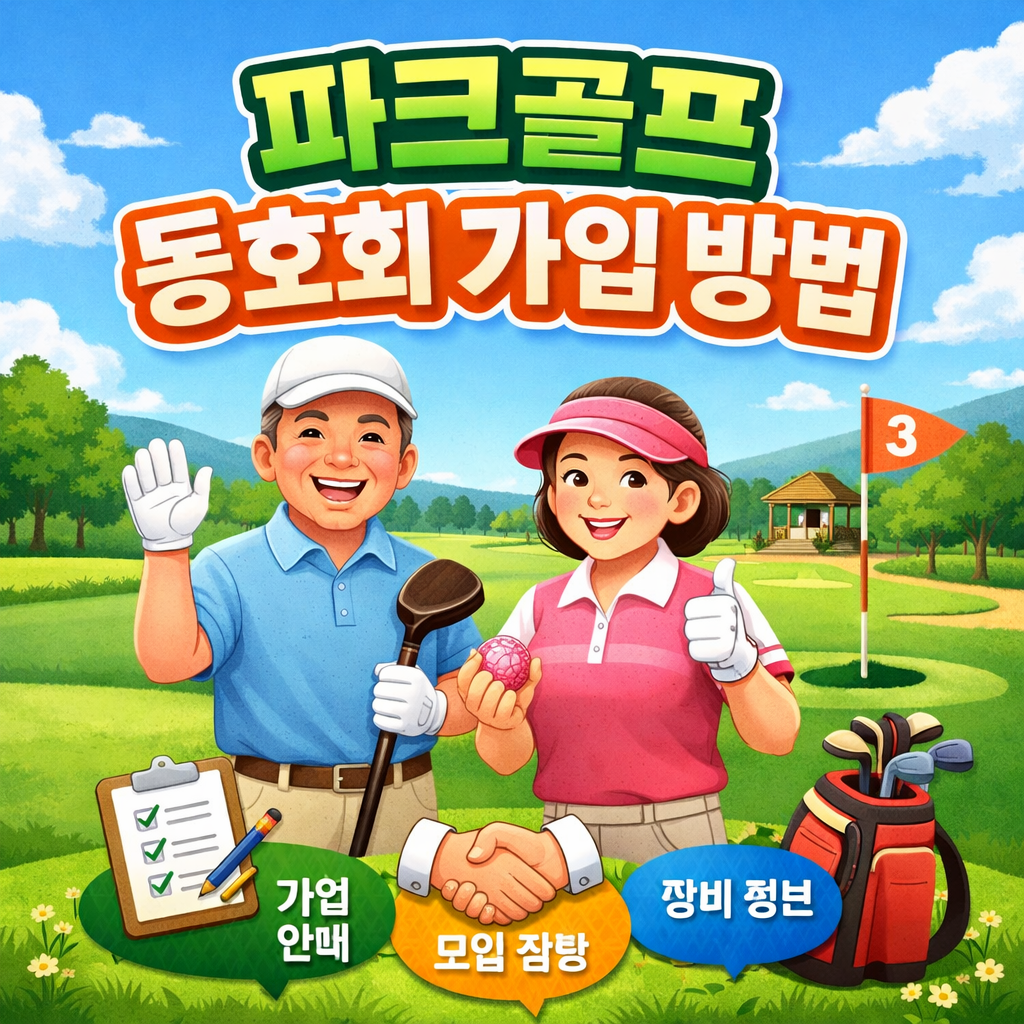 파크골프 동호회 가입 방법|혼자 시작해도 친구 생기는 취미