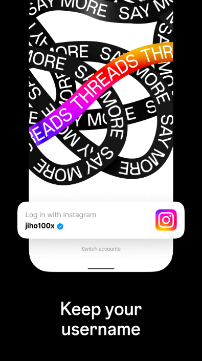 스레드 어플 이미지