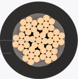 검은색원안에-일곱개의주황색원이-일곱개그려져있다