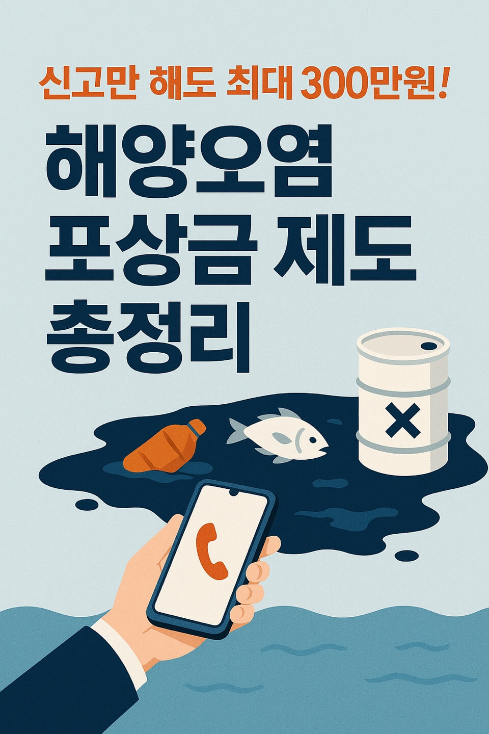 “신고만 해도 최대 300만원! 해양오염 포상금 제도 총정리”