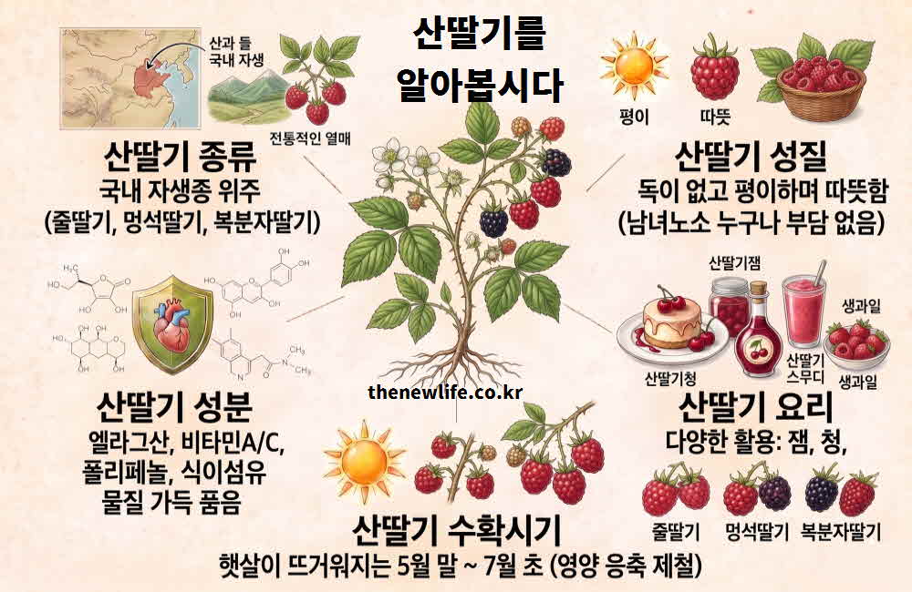산딸기 효능 종류