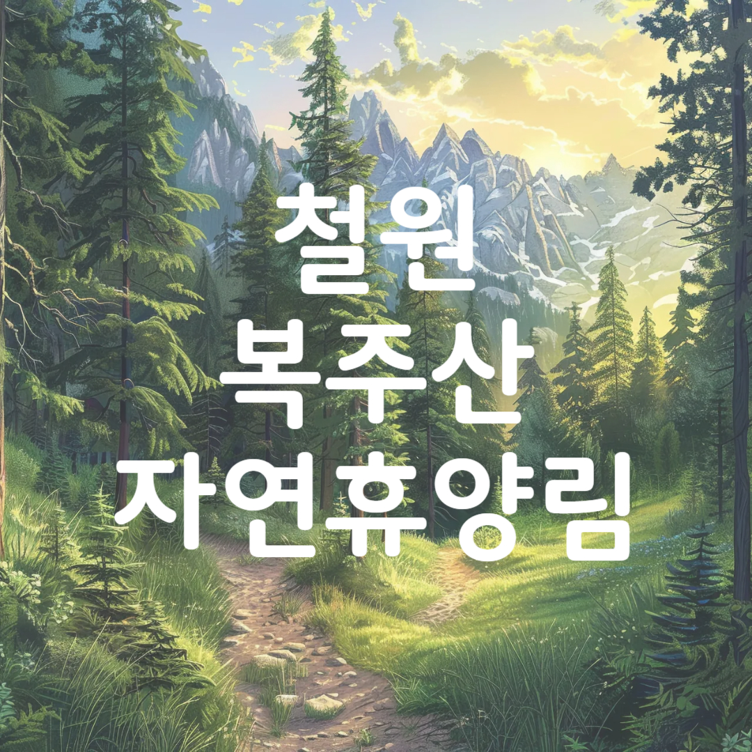 철원 복주산 자연휴양림 예약