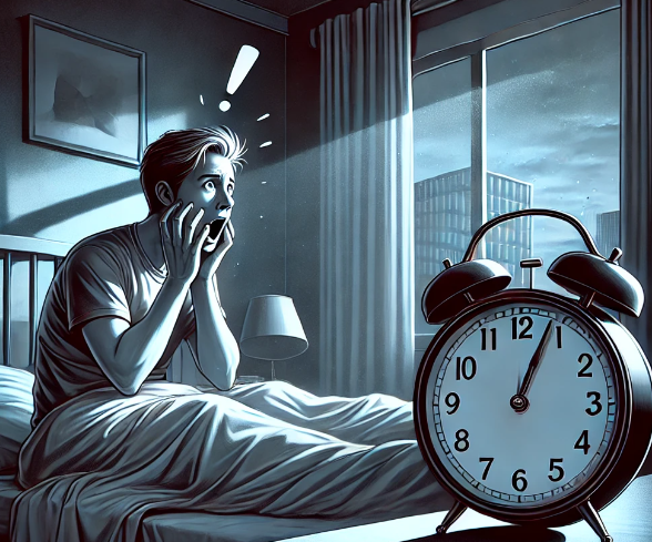 늦게 일어나 모든 것이 끝난 꿈