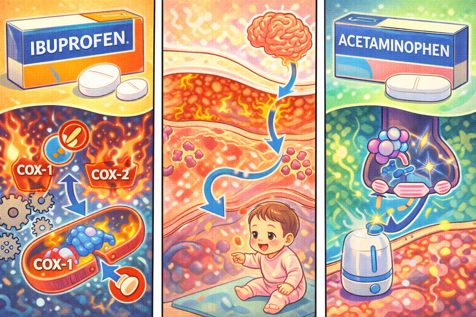 진통제비교분석(이부프로펜,아세트아미노펜,약리작용)관련 사진