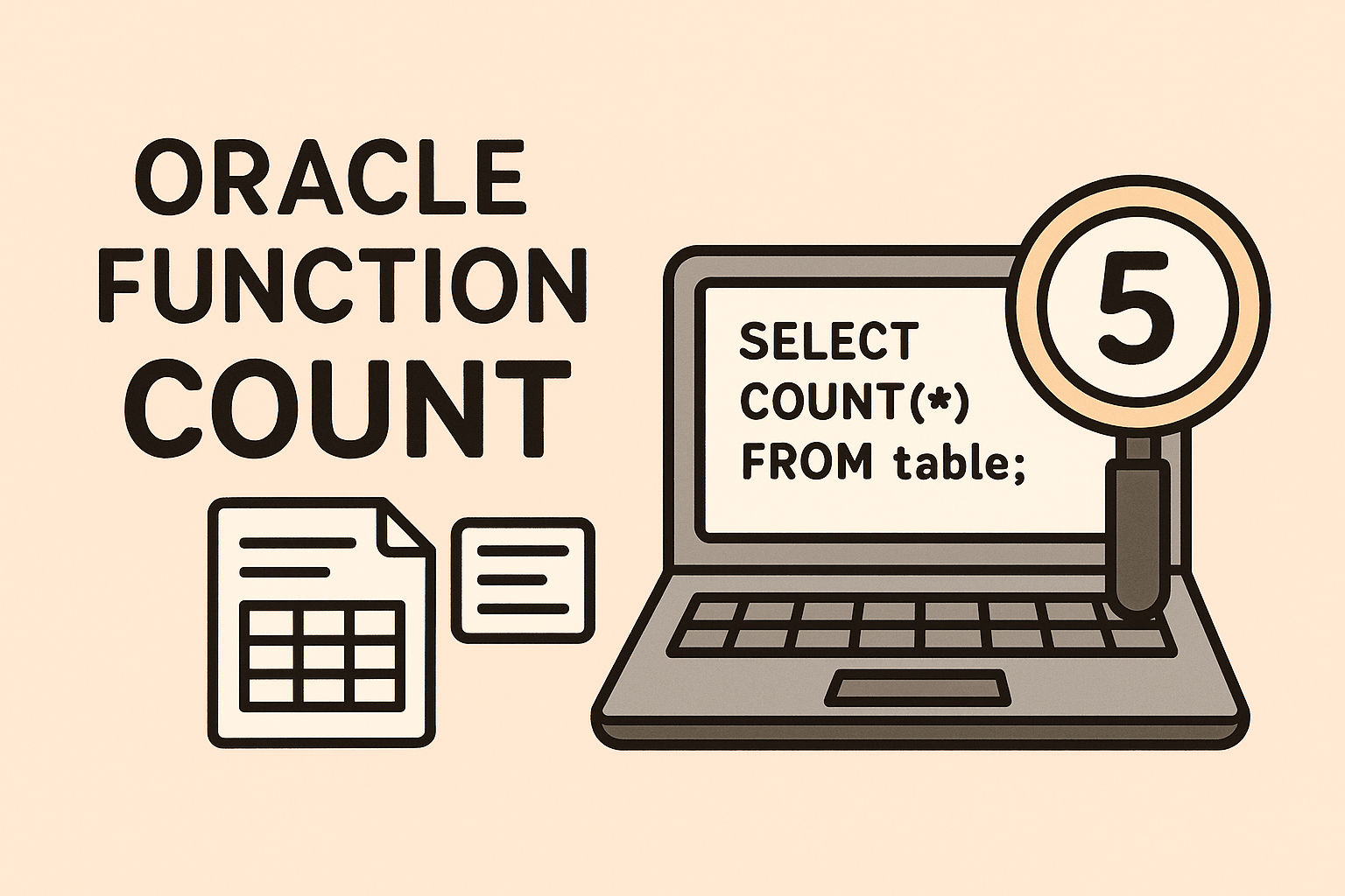 오라클 COUNT() vs COUNT(*) 차이점과 성능 비교