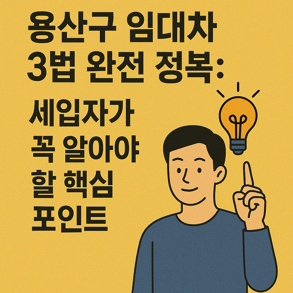 이태원·한남·효창동 세입자를 위한 임대차 계약 전략