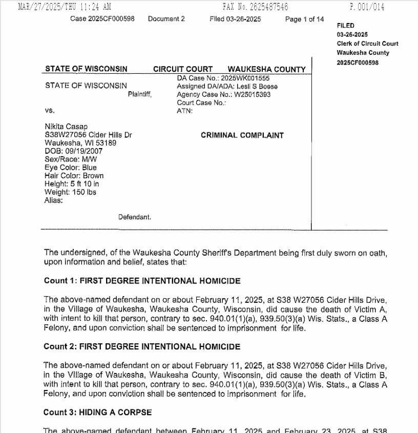 나치 사상에 물든 17세 고교생, 트럼프 암살 위해 부모 살해