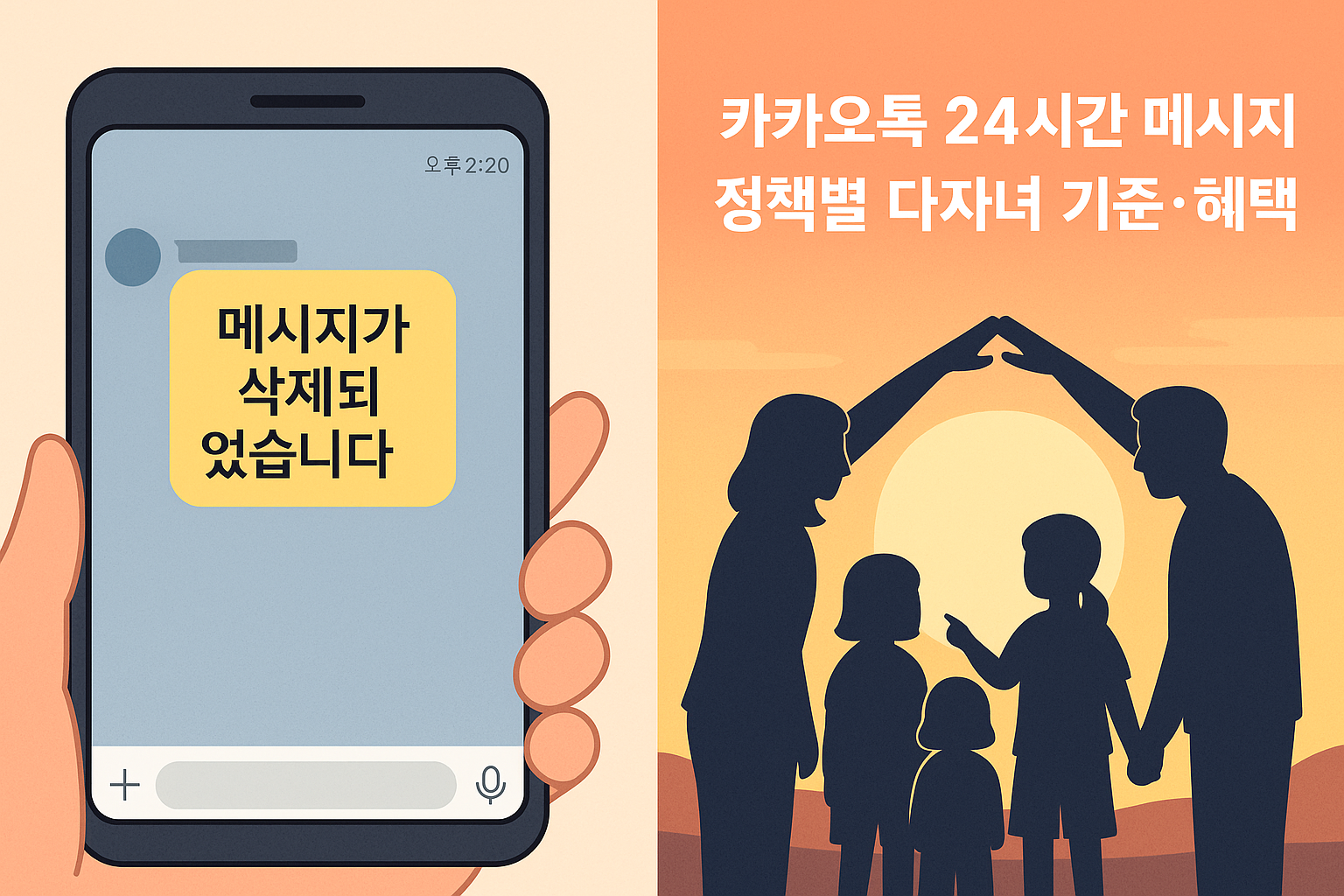 카카오톡 메시지 삭제