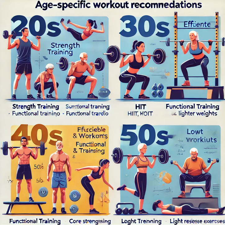 나이별 맞춤 운동법 관련 사진