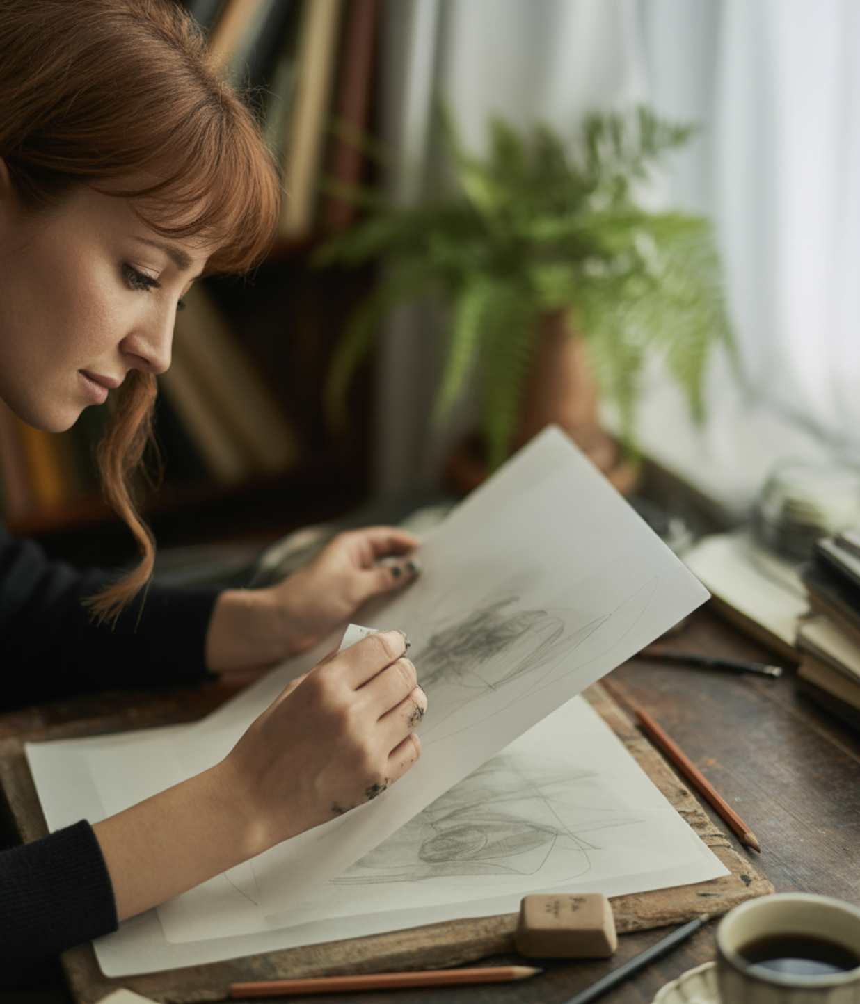 그림의 완성도를 높이는 &amp;#39;투명한 다리&amp;#39;