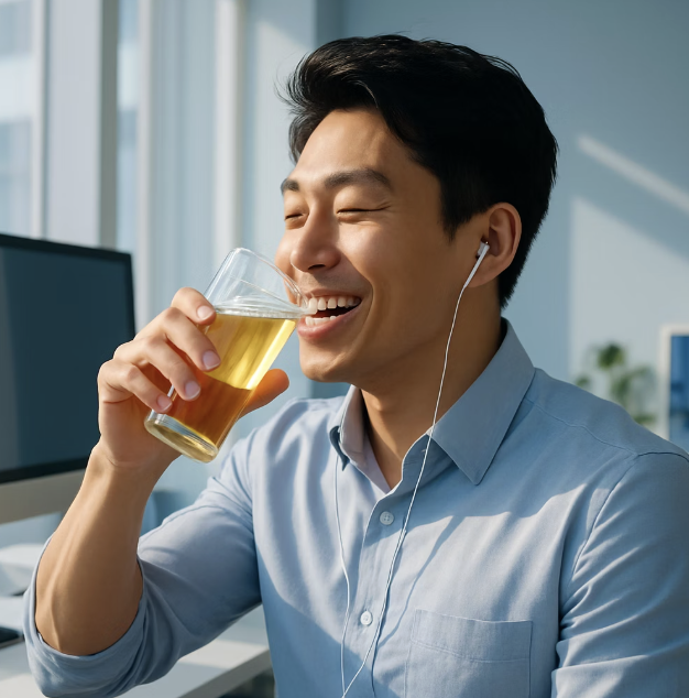 아침을 깨우는 건강한 에너지원, 사과즙의 효능