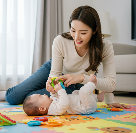 뒤집기 유도, 어떻게 도와줘야 할까요?