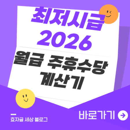 최저시급2026