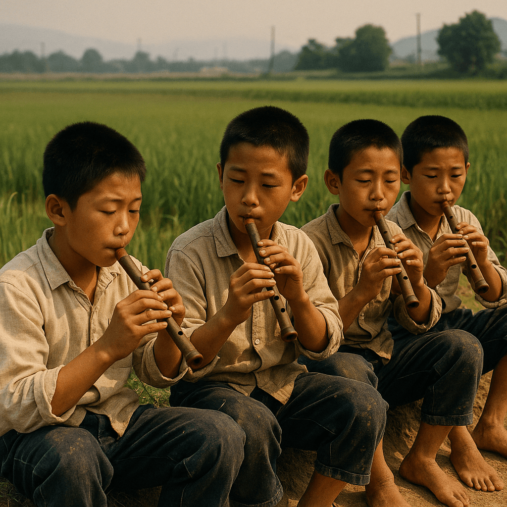 논두렁에서 피리 불던 소년들 사라진 농촌의 음악 문화