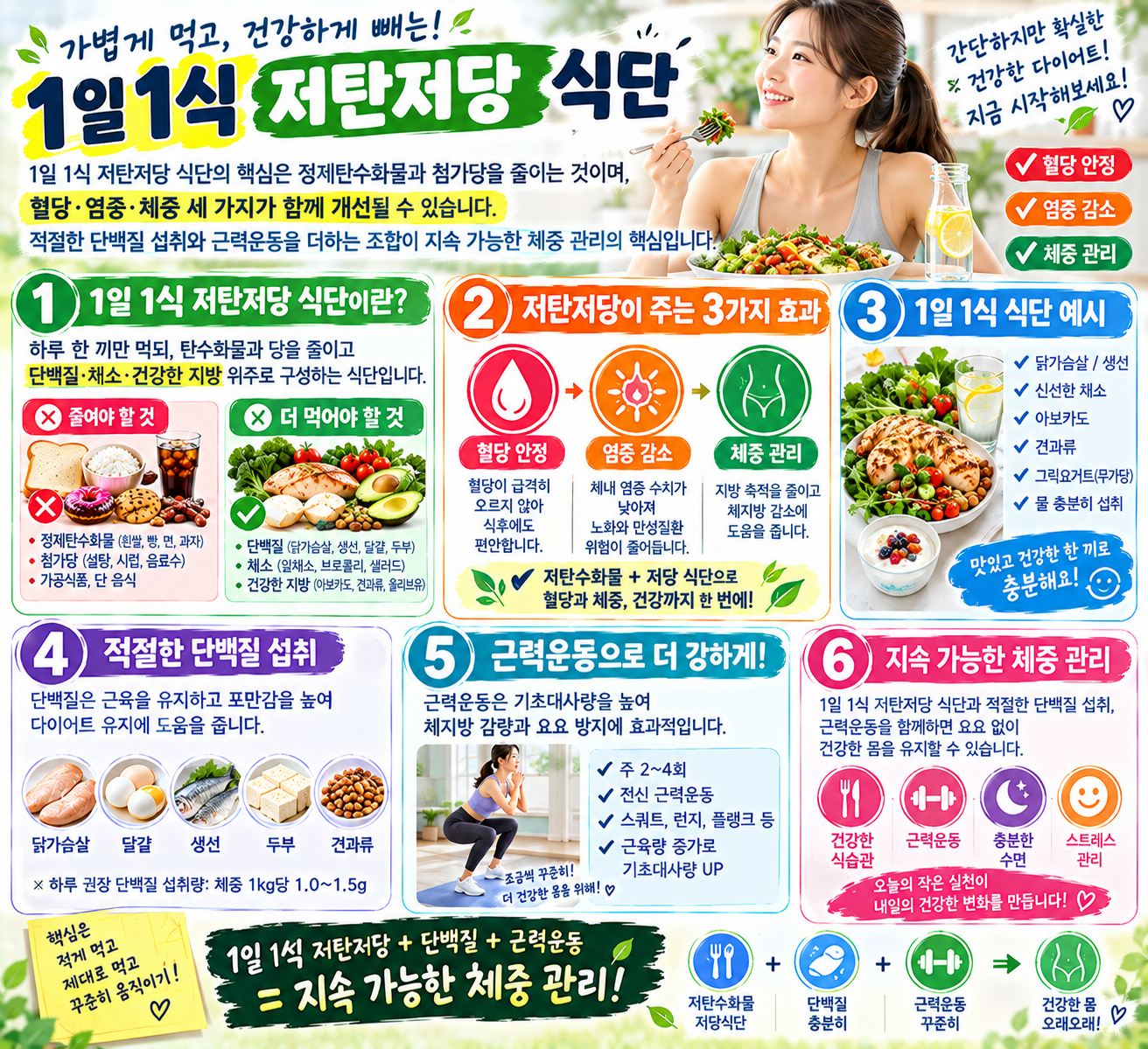 저탄저당 식단