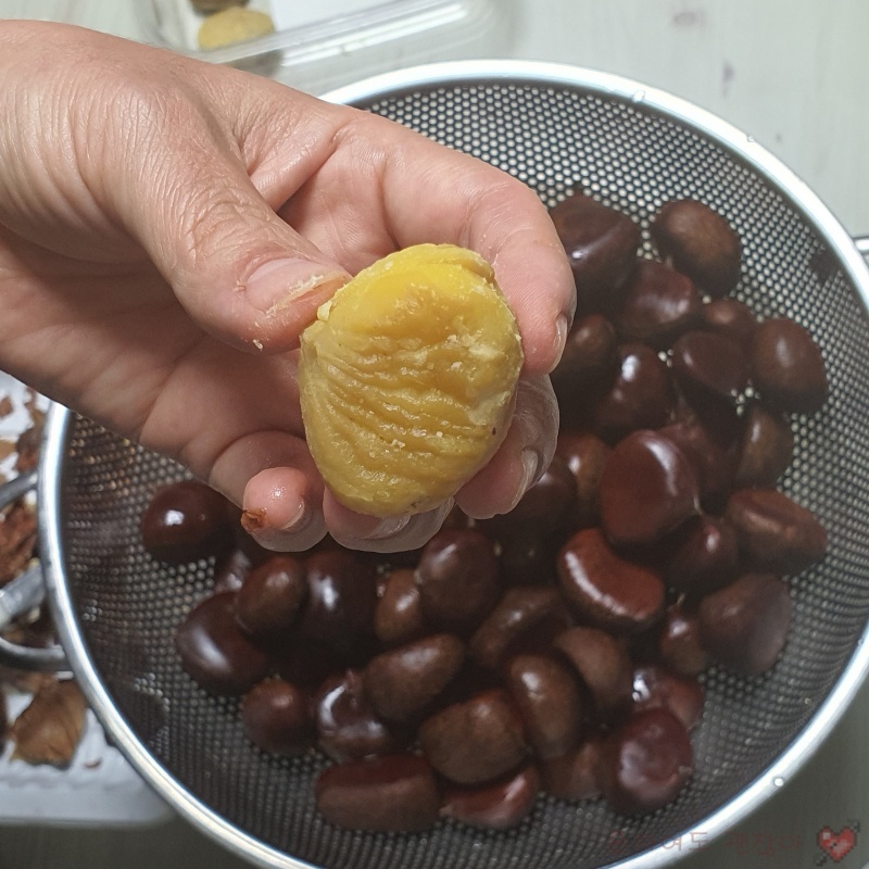 밤 쉽게 까는 밤 삶는 법