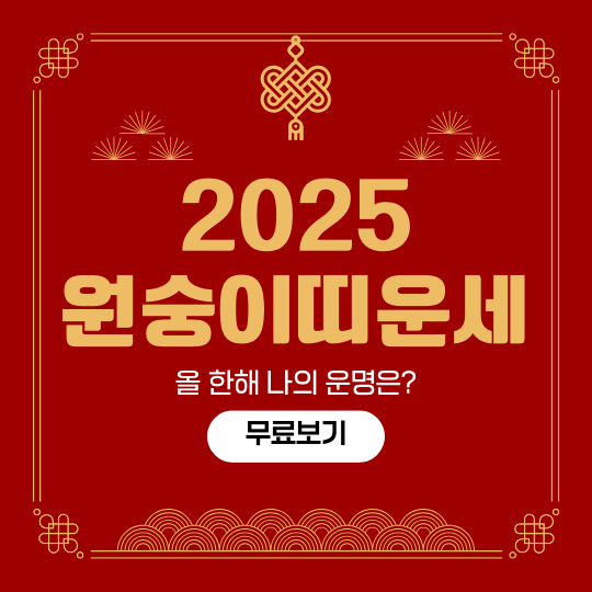 원숭이띠 2025년 운세 - 나이별 운세 총정리