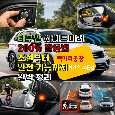 티구안&nbsp;사이드미러&nbsp;200%&nbsp;활용법:&nbsp;조절부터&nbsp;안전&nbsp;기능까지&nbsp;완벽&nbsp;정리