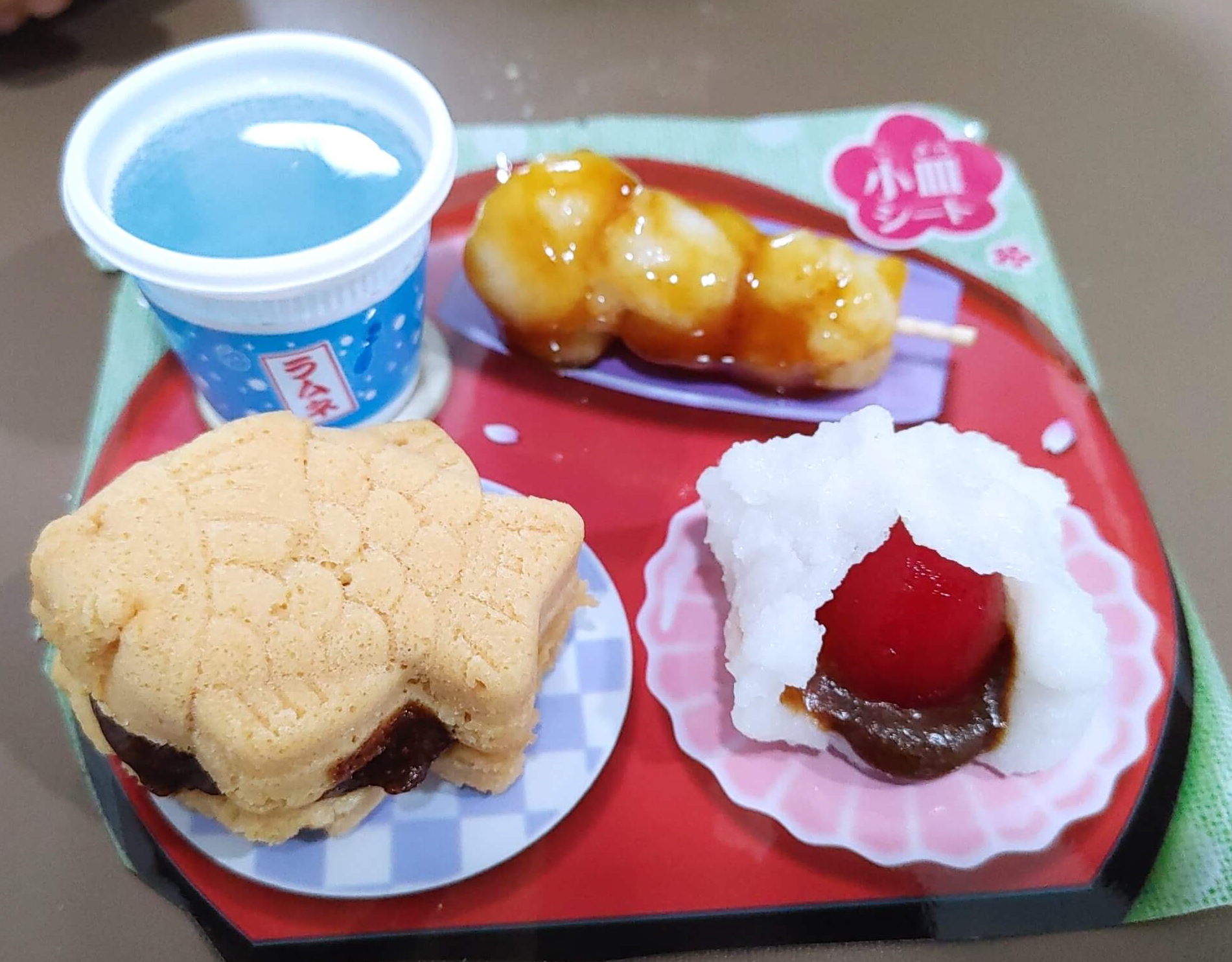 완성된-해피-키친-타이야키-&-오단고-만들기