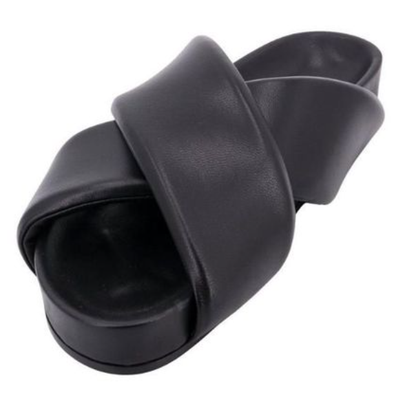 질샌더 패딩 샌들