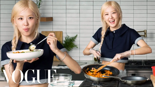 로제의 추천 안주 청양마요 소스와 김치볶음밥