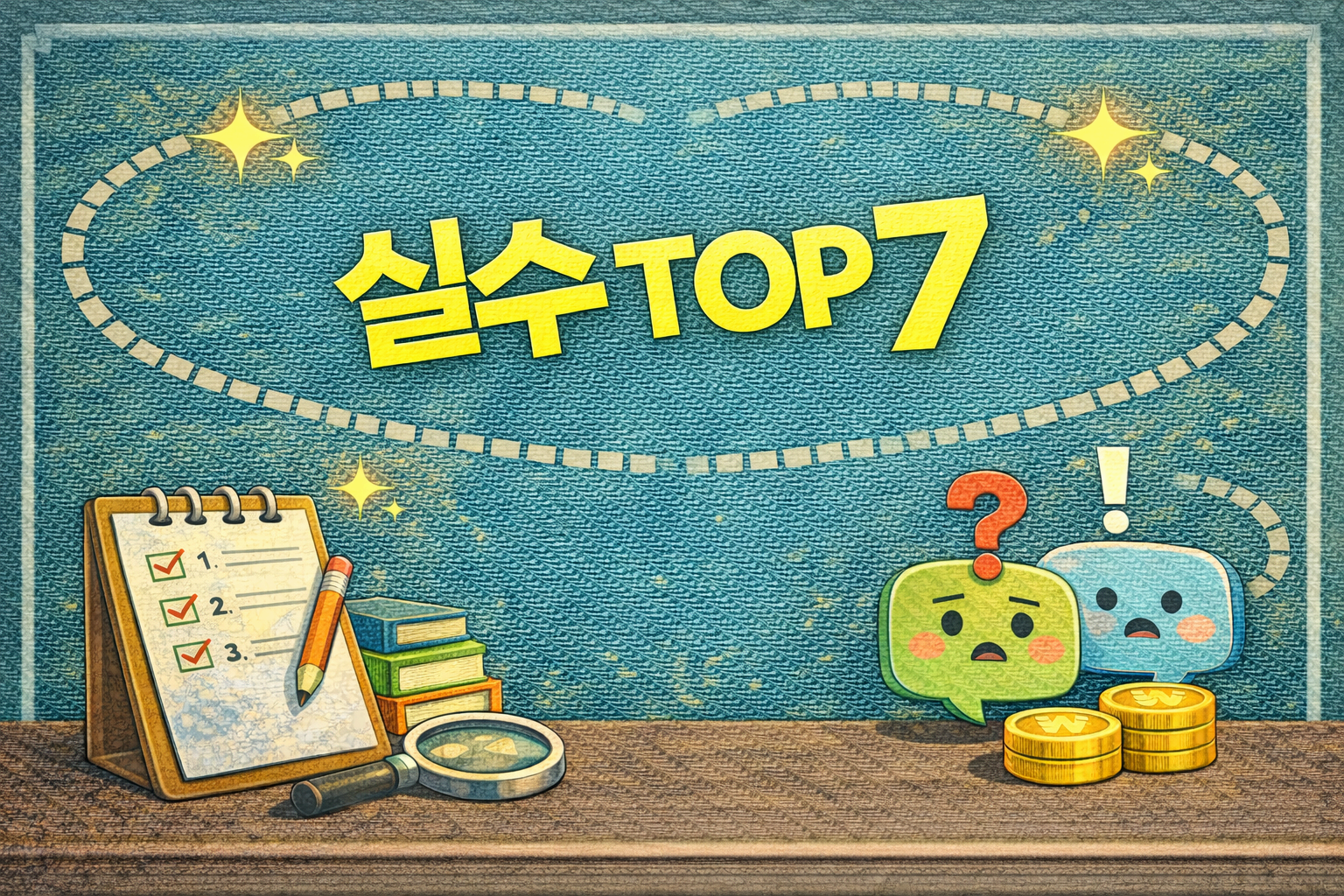 실수 TOP 7