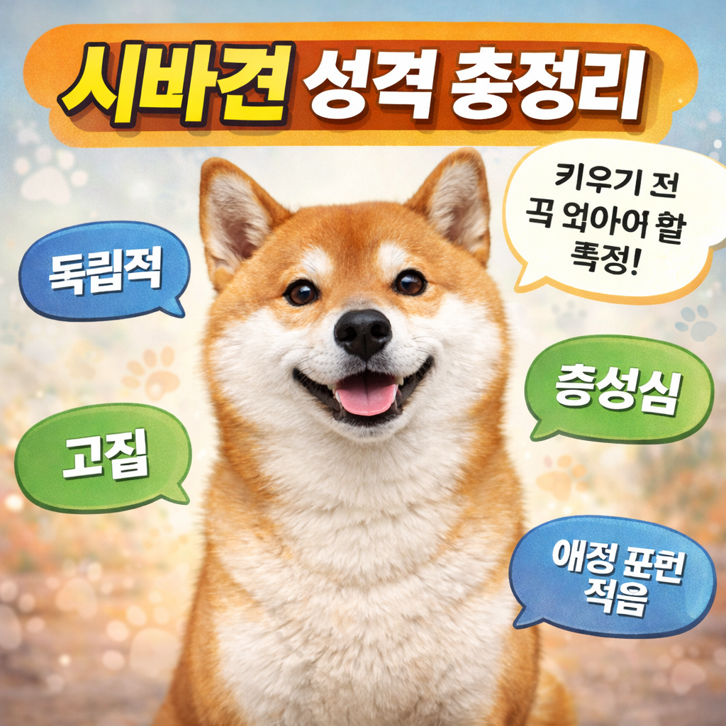 시바견 성격