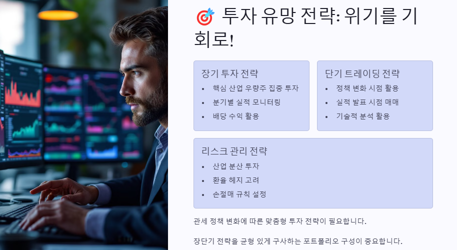 트럼프 상호관세 산업분석,관련주,수혜주, 투자전략