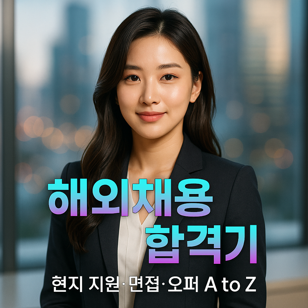 해외채용 합격기! 현지 지원, 면접, 오퍼 A to Z