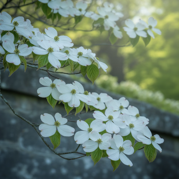 봄&amp;#44; 접시 위에 소복이 쌓인 흰 눈