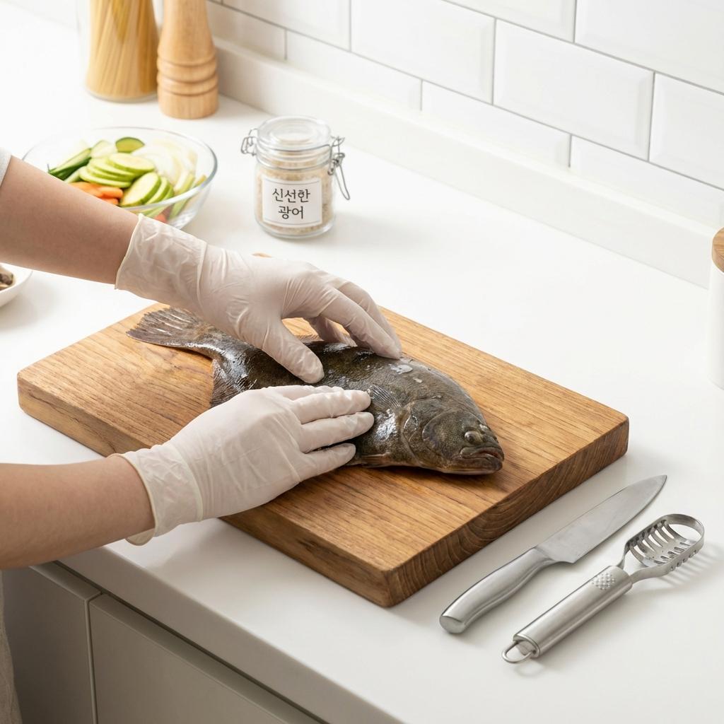 횟집 외식보다 경제적인 가정식 도다리 조리 가이드