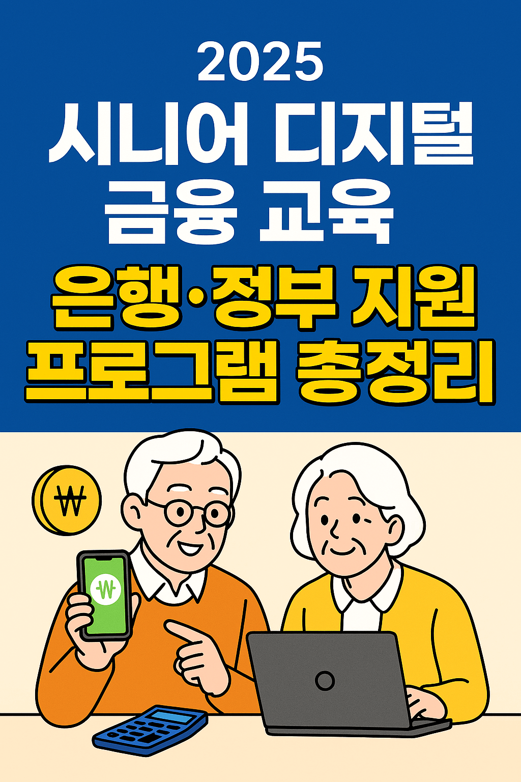 시니어 디지털 금융 교육 2025|은행·정부 지원 프로그램 총정리