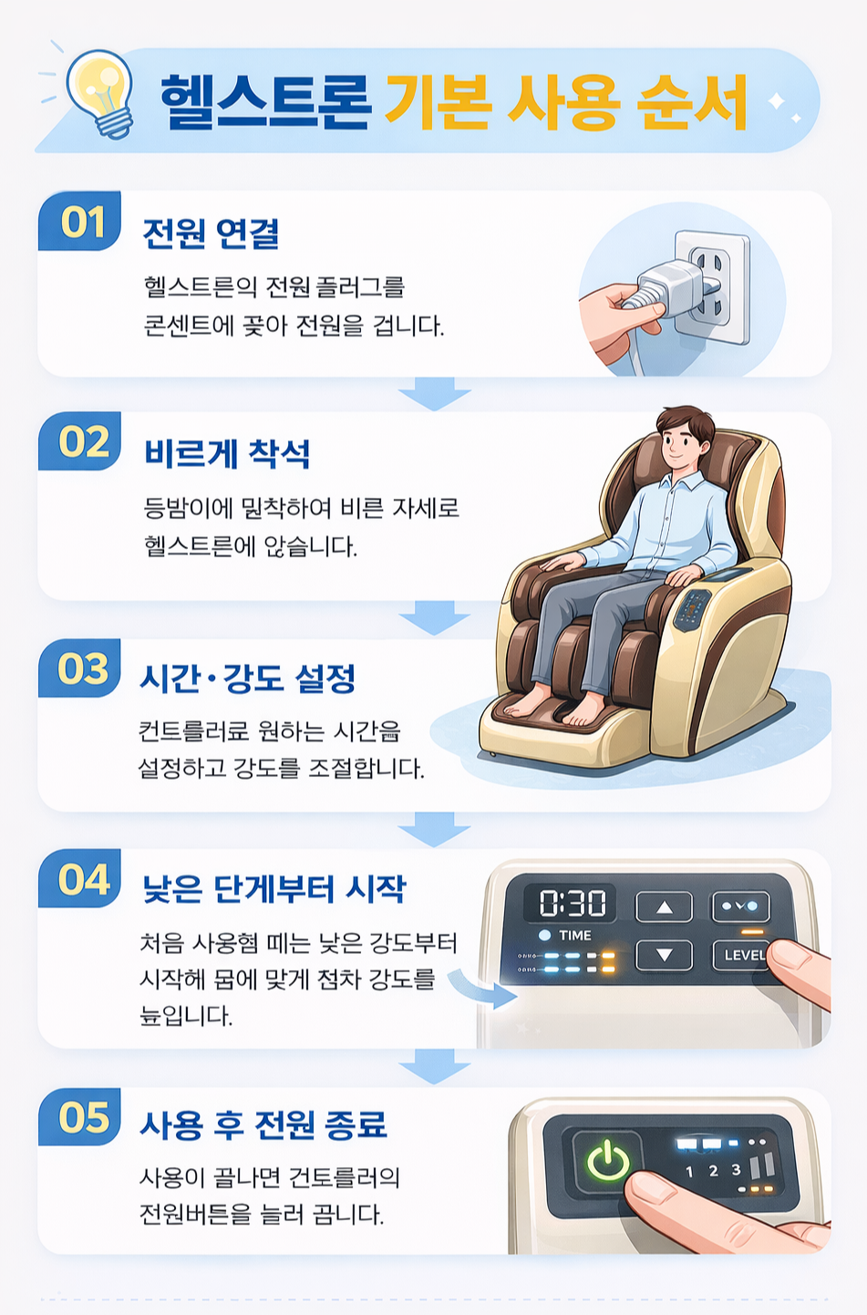 헬스트론사용법
