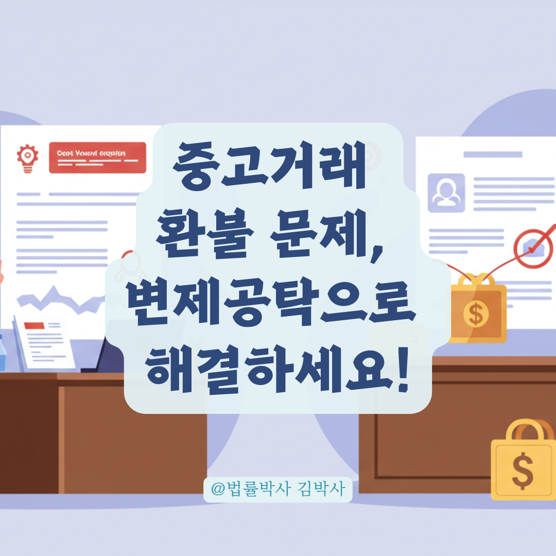 상대방 계좌 없이도 가능한 변제공탁, 중고거래 분쟁 시 대처법 정리.