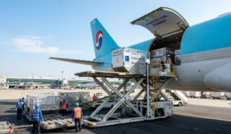 대한항공 화물 항공기 글로벌 항공 물류 네트워크 이미지