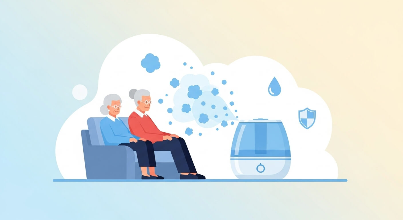 가습기: 습도 유지로 호흡기 보호