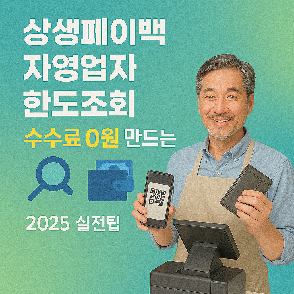 상생페이백 자영업자 한도조회