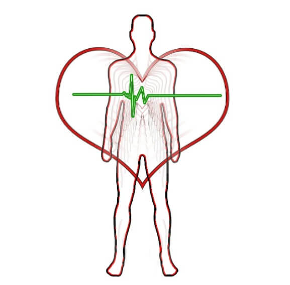 사람의 심장을 상징하는 모습