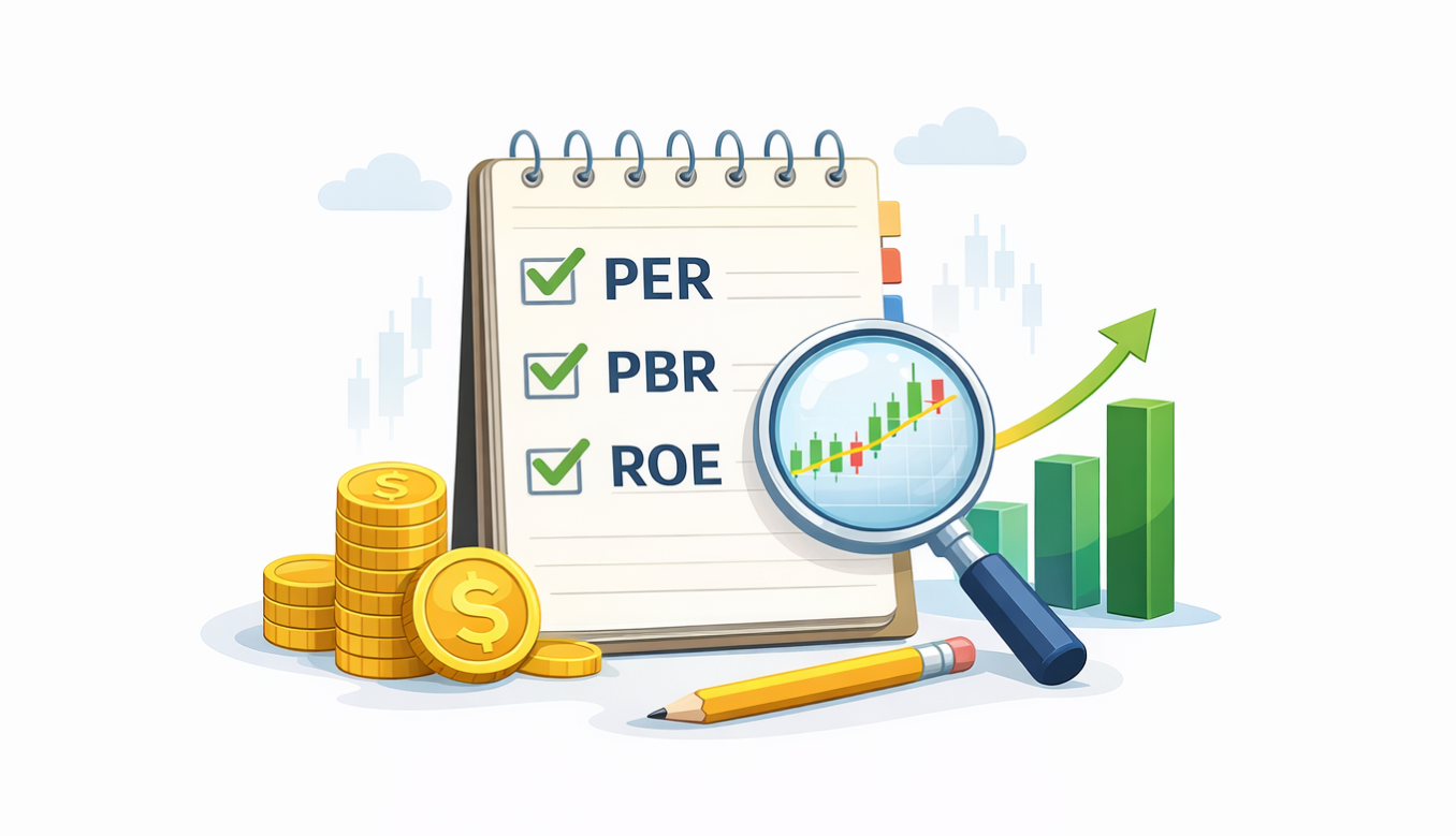 재무제표 이해 기초 (ROE, PER, PBR)