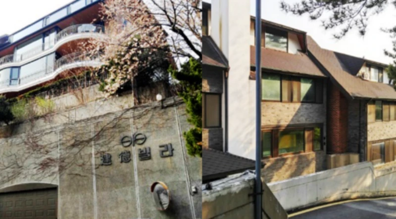 유해진이 살고 있는 구기동 빌라 외부 전경사진