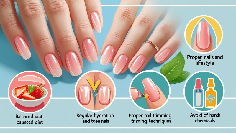 건강한 손톱/발톱의 특징